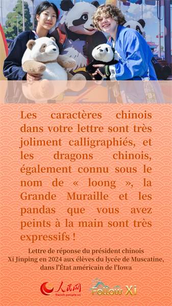 Comment le président chinois Xi Jinping encourage les jeunes apprenants du chinois du monde entier