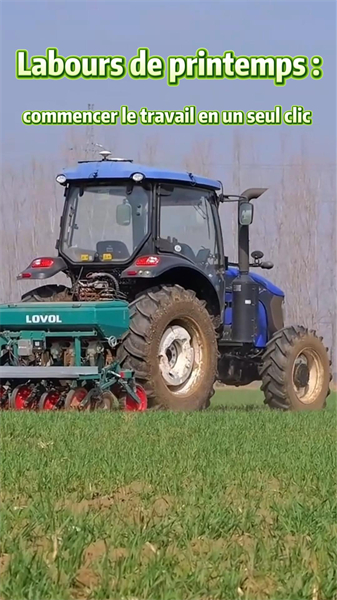 Une carte des labours de printemps intelligents en Chine