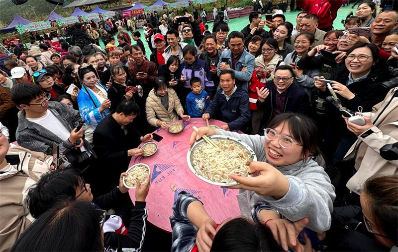 Les nouilles de riz de Shengzha, une délicieuse spécialité traditionnelle du Guangxi