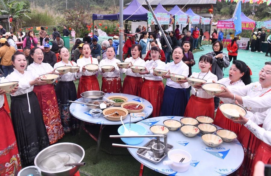 Les nouilles de riz de Shengzha, une délicieuse spécialité traditionnelle du Guangxi