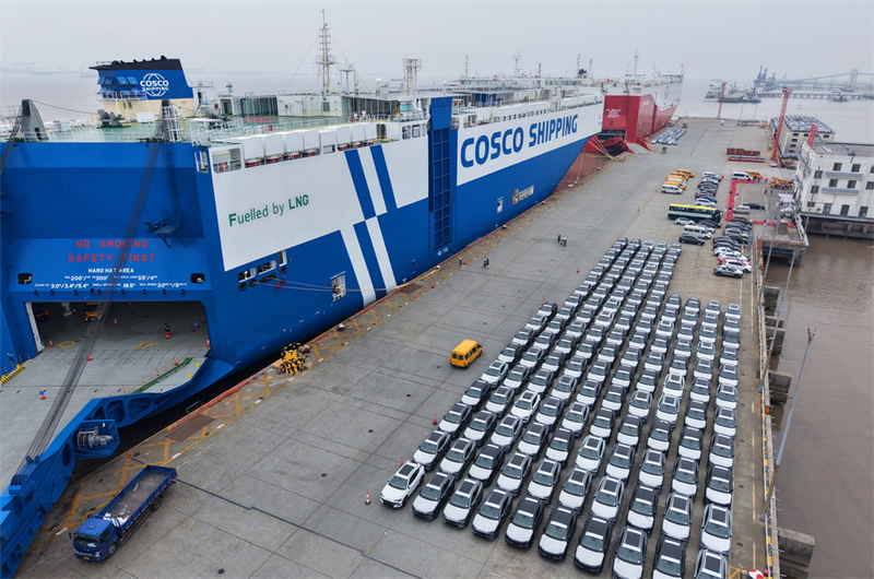 Shanghai : le dynamique terminal automobile roulier Haitong de Waigaoqiao