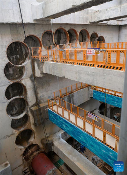 Hainan : un tunnel sous-marin en construction à l'embouchure de la rivière Sanya