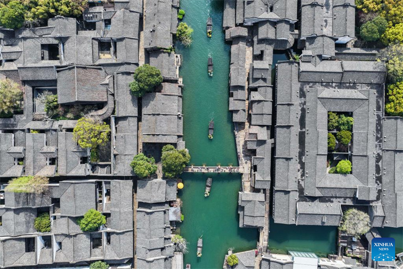 Zhejiang : ouverture d'une foire traditionnelle à Wuzhen