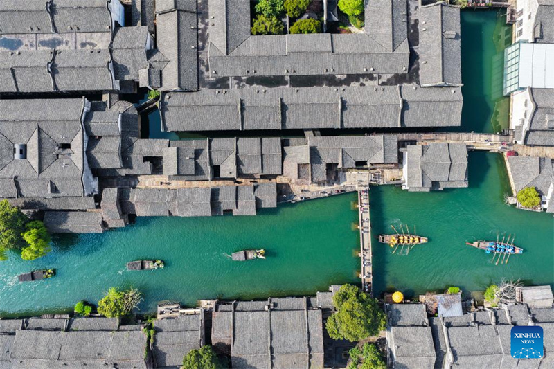 Zhejiang : ouverture d'une foire traditionnelle à Wuzhen