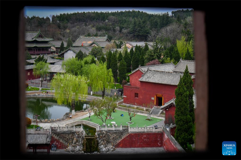 Shanxi : une vue du site pittoresque de l'Académie Haihui à Jincheng
