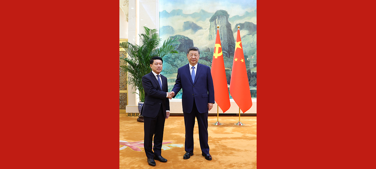 Xi Jinping rencontre un envoyé spécial du dirigeant laotien