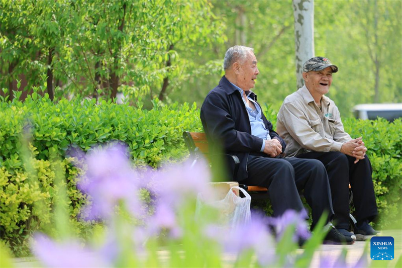 En photos : un centre de soins pour personnes âgées à Tianjin
