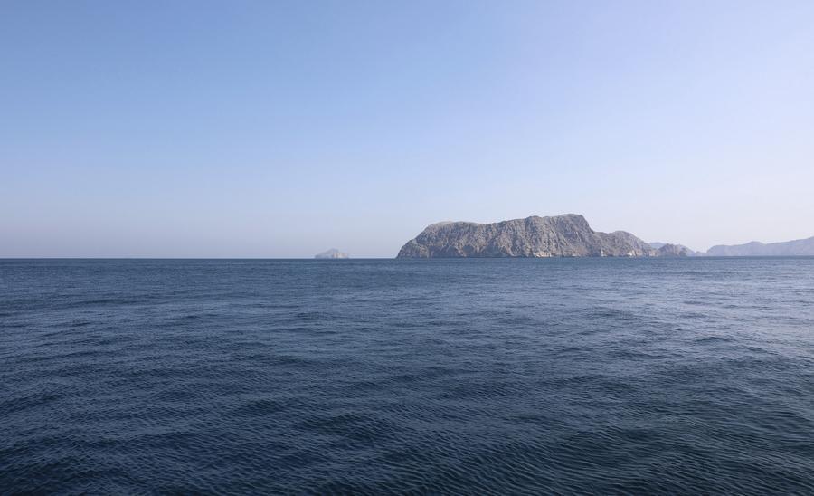 Photo d'archive prise le 19 février 2025 montrant le détroit d'Ormuz. (Xinhua/Wang Qiang)