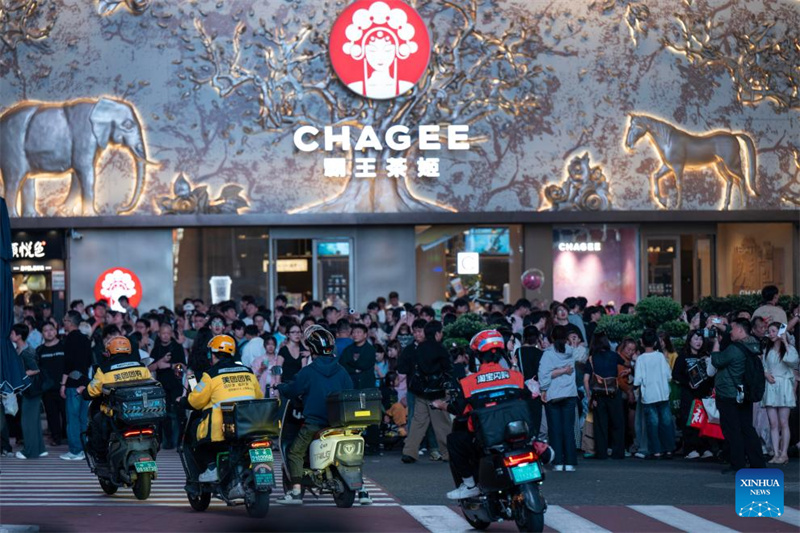 Hunan : la diversité des activités commerciales dynamise l'économie nocturne à Changsha