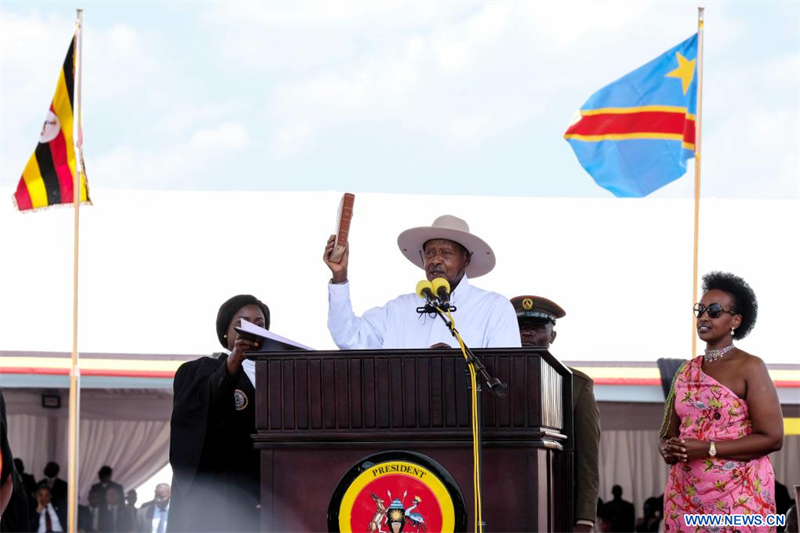 Museveni prête serment pour un nouveau mandat de 5 ans à la présidence de l'Ouganda