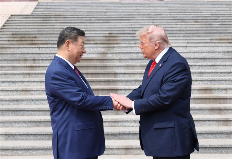 Xi Jinping préside une cérémonie de bienvenue pour Donald Trump