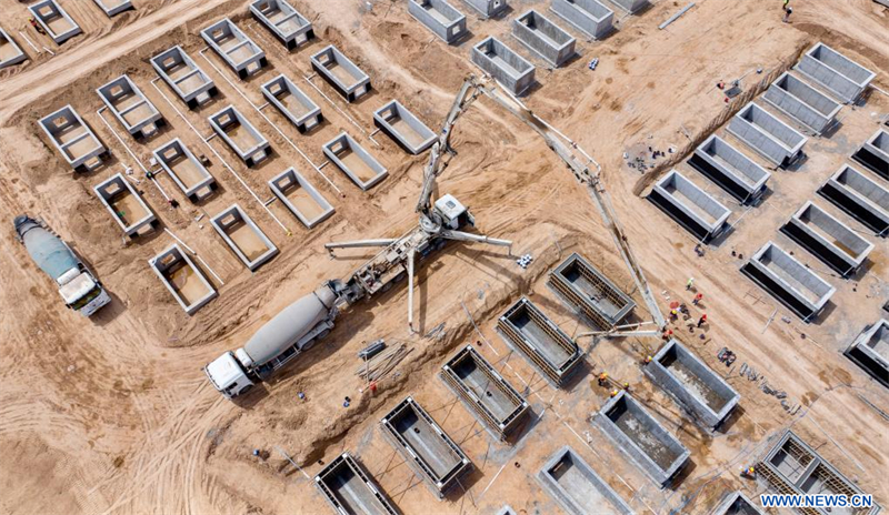 Chine : centrales de stockage d'énergie au Ningxia