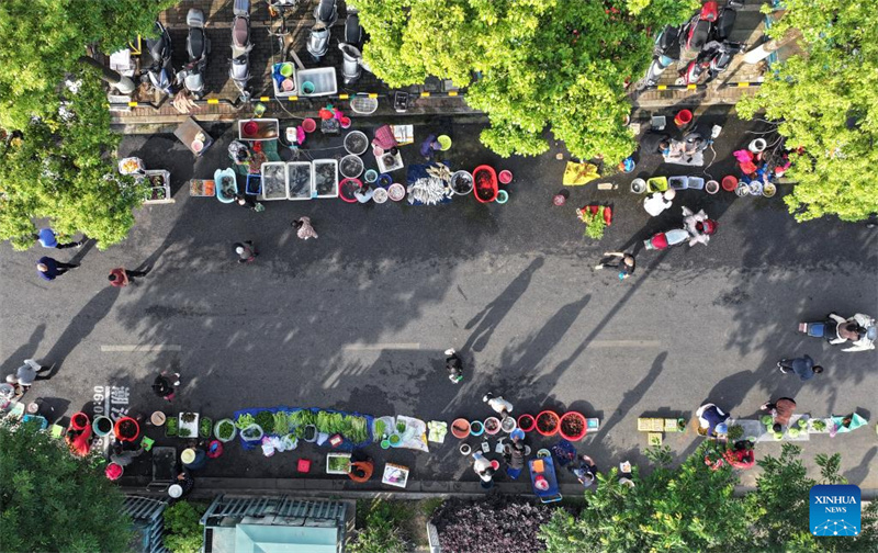 Jiangxi : à Jiujiang, le système du « marché fluctuant » atténue les conflits entre les vendeurs et les navetteurs du matin