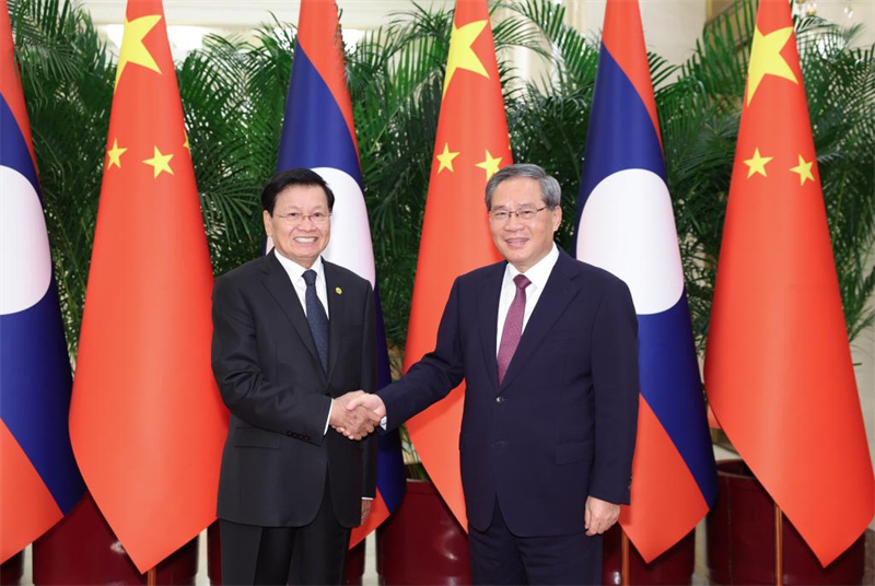 Le PM chinois s'engage à travailler avec le Laos pour faire avancer la communauté d'avenir partagé