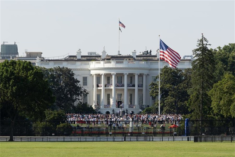 La Maison Blanche à Washington, aux Etats-Unis, le 4 juillet 2025. (Hu Yousong/Xinhua)