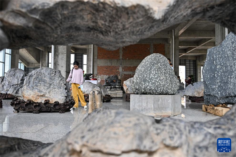 Jiangsu : un musée en plein air pour admirer des pierres rares à Xuyi
