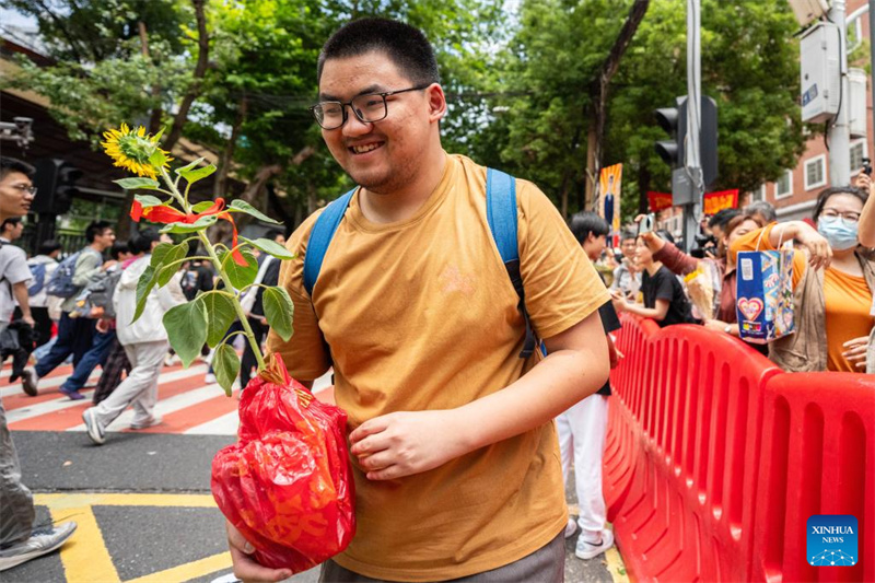L'examen national d'entrée à l'université s'achève dans certaines régions de Chine