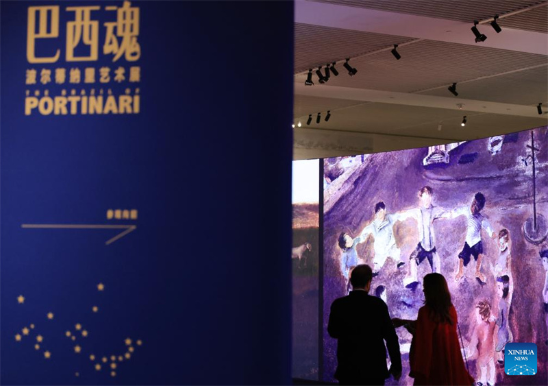 Beijing : l'exposition d'art « Le Brésil de Portinari » se déroule au Musée national