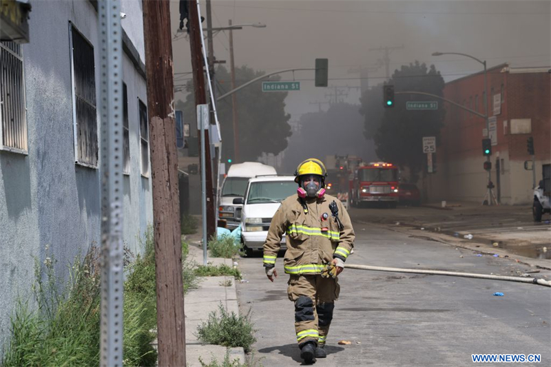 Los Angeles : l'état d'urgence suite à l'incendie d'un entrepôt