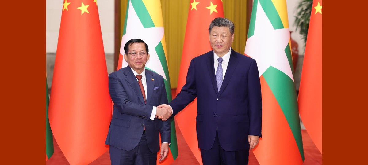 Le président chinois s'entretient avec son homologue du Myanmar au sujet du renforcement de la coopération