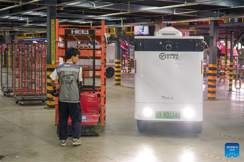 En photos : les entreprises de logistique mettent les bouchées doubles pour le festival du shopping de mi-année « 618 » en Chine
