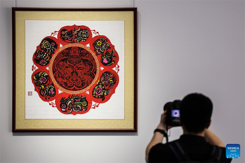 Liaoning : une exposition sur le patrimoine culturel immatériel ouverte aux visiteurs pour le Davos d'été à Dalian