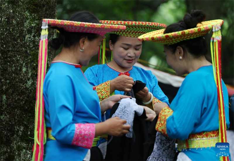 Hunan : histoire en photo de la broderie au point de croix Tiaohua du comté de Longhui