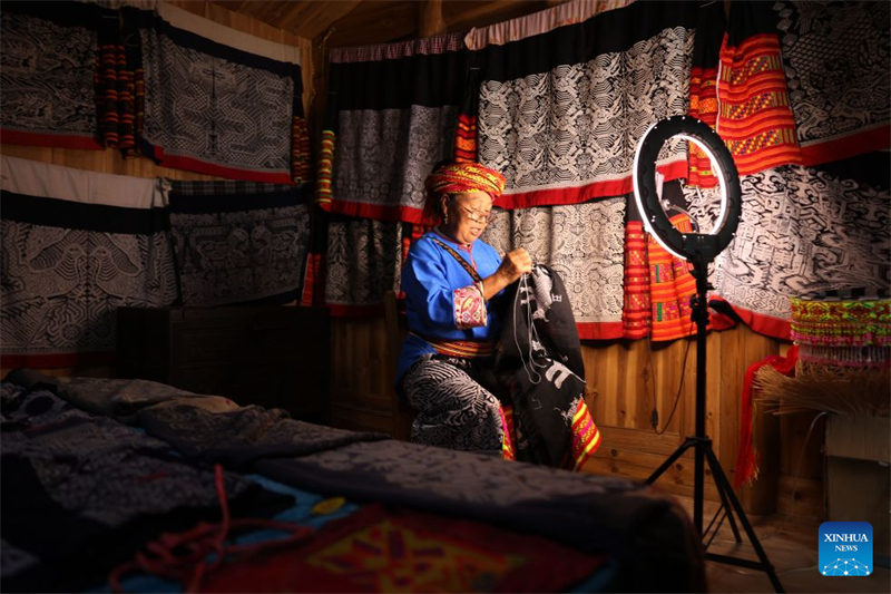 Hunan : histoire en photo de la broderie au point de croix Tiaohua du comté de Longhui