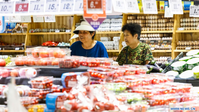Chine : l'Indice des prix à la consommation en hausse de 1% en juin