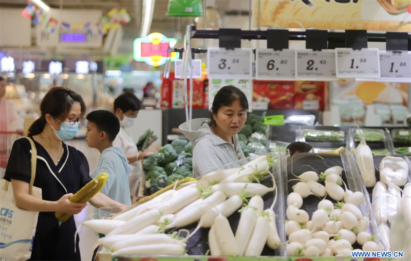 Chine : l'Indice des prix à la consommation en hausse de 1% en juin