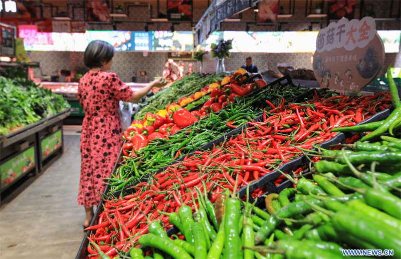Chine : l'Indice des prix à la consommation en hausse de 1% en juin