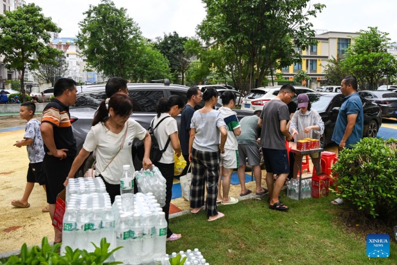 Les travaux de restauration sont en cours dans le Guangxi touché par les inondations