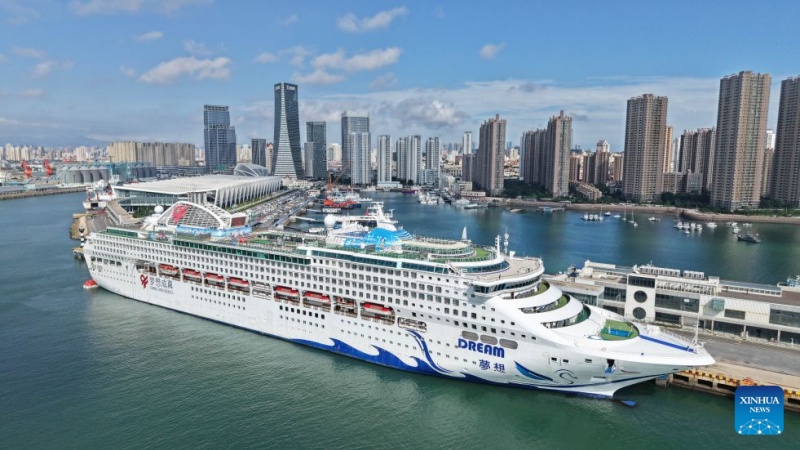 Shandong : début d'un événement de croisière dans le cadre du 36e Festival international de la bière de Qingdao