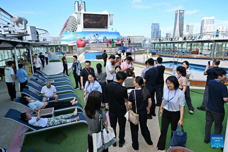 Shandong : début d'un événement de croisière dans le cadre du 36e Festival international de la bière de Qingdao