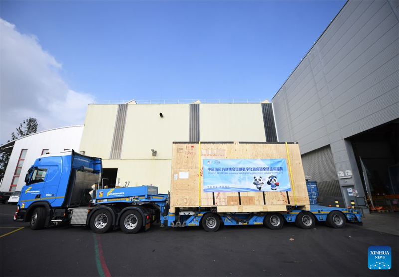 Des machines autrichiennes en route pour l'exposition annuelle internationale d'importation
