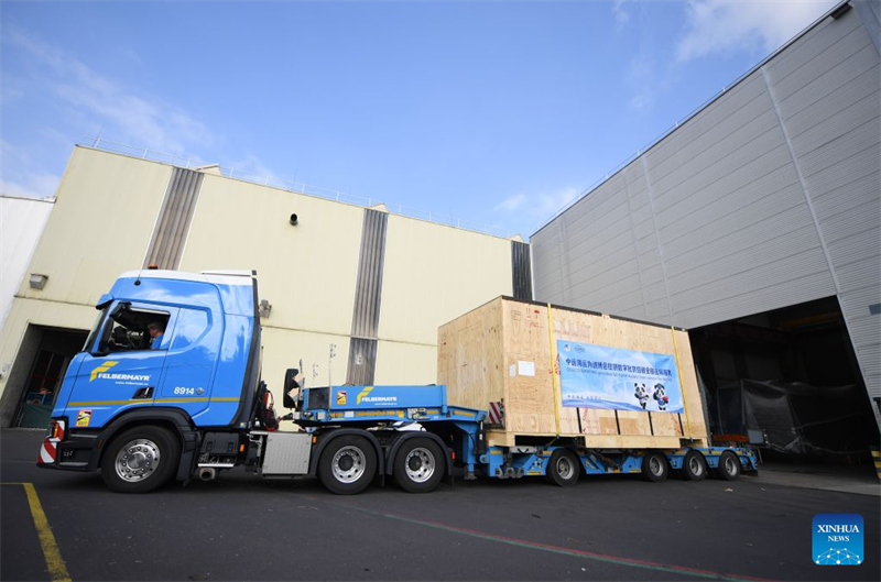 Des machines autrichiennes en route pour l'exposition annuelle internationale d'importation