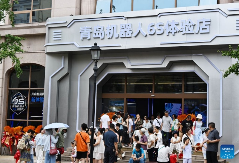 Shandong : ouverture du premier magasin d'expérience robotique « 6S » à Qingdao