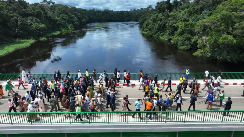 Cameroun : inauguration d'un pont construit par une entreprise chinoise dans le Centre du pays
