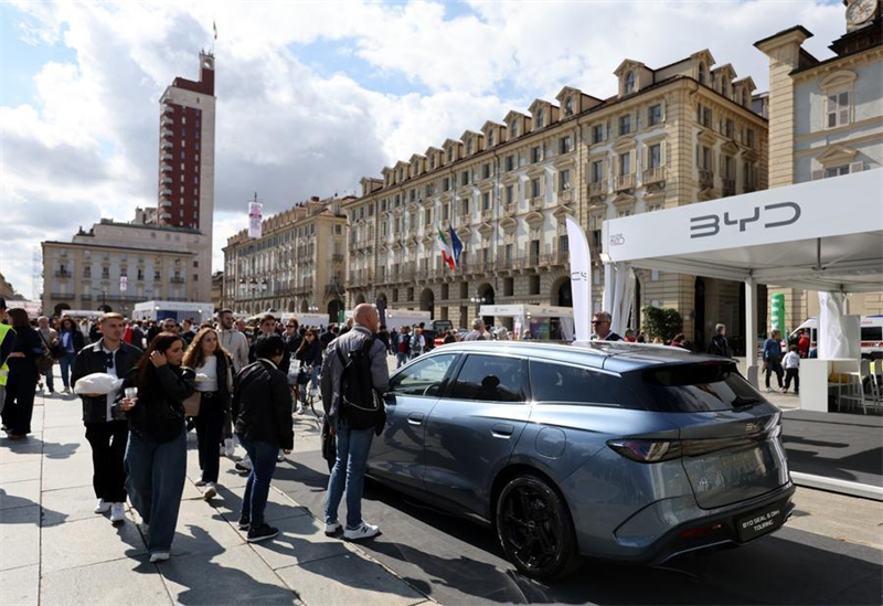 Les véhicules à énergies nouvelles chinois gagnent du terrain en Italie