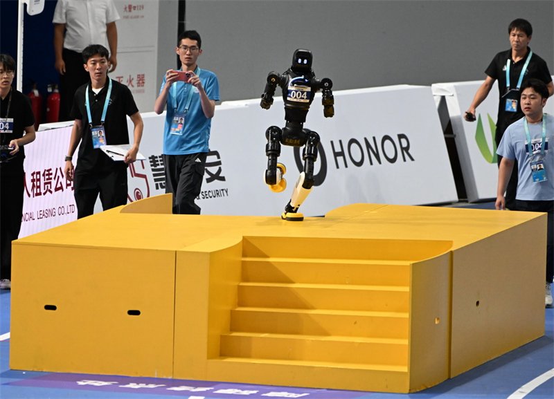 Beijing : les robots font une démonstration de « kung-fu » technologique