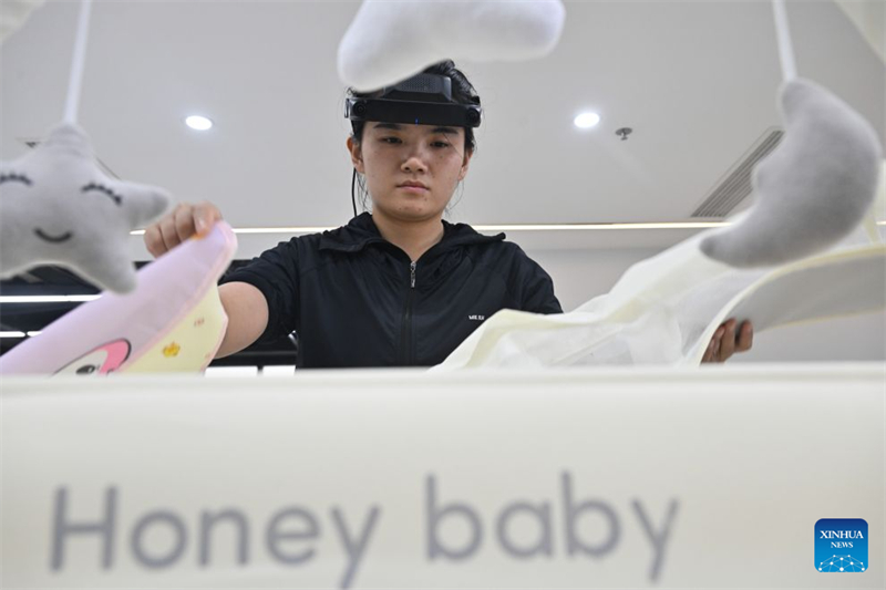 Jiangsu : un aperçu du centre de collecte de données pour robots du géant du commerce électronique JD.com de Suqian