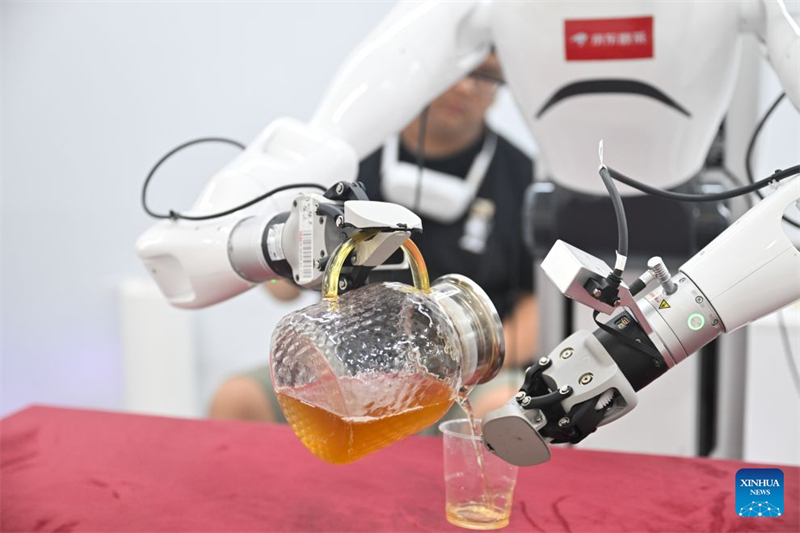 Jiangsu : un aperçu du centre de collecte de données pour robots du géant du commerce électronique JD.com de Suqian