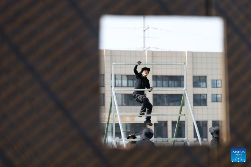 À la rencontre d'un policier frontalier à Mazongshan, dans la province chinoise du Gansu