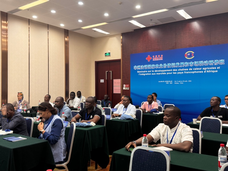 Les participants africains assistant à un cours théorique (Wu Qianqian/Le Quotidien du Peuple en ligne)