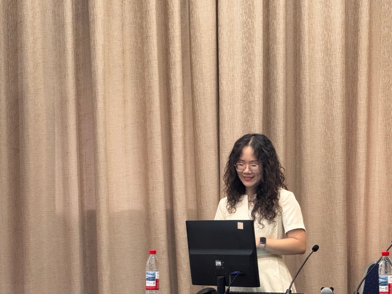 Sun Xiaohan dispensant un cours sur le thème de la « Coopération agricole sino-africaine : Histoire, réalisations et avenir ». (Wu Qianqian/Le Quotidien du Peuple en ligne)