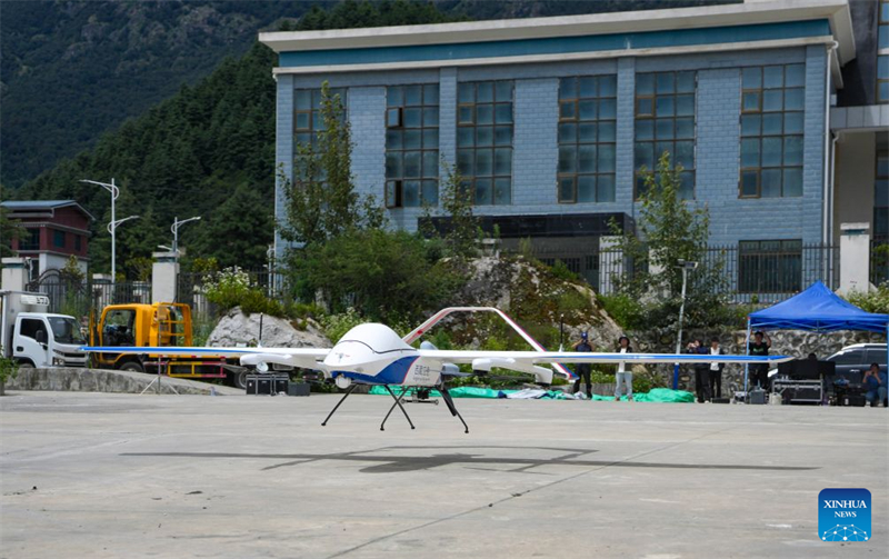 Xizang : une équipe de détection par drone déployée pour évaluer les dégâts post-catastrophe