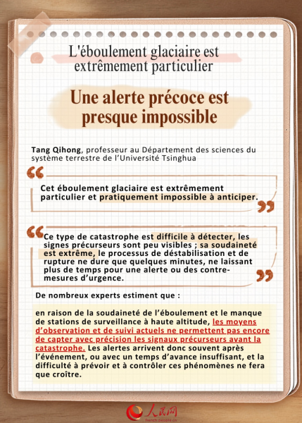 Extrêmement violent, extrêmement particulier ! Pourquoi les experts disent que cet éboulement glaciaire était presque imprévisible