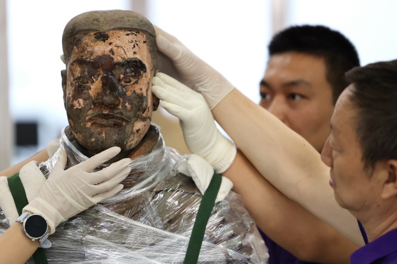 Shaanxi : les fouilles et la préservation des guerriers en terre cuite de Xi'an entrent dans un nouveau modèle