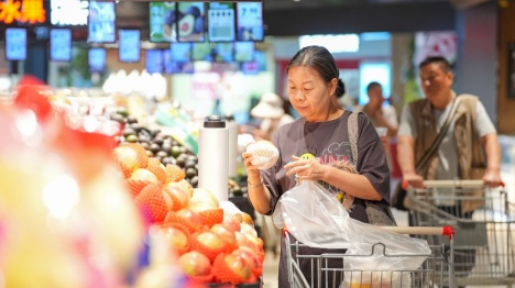 Chine : l'indice des prix à la consommation en hausse de 0,8% en août