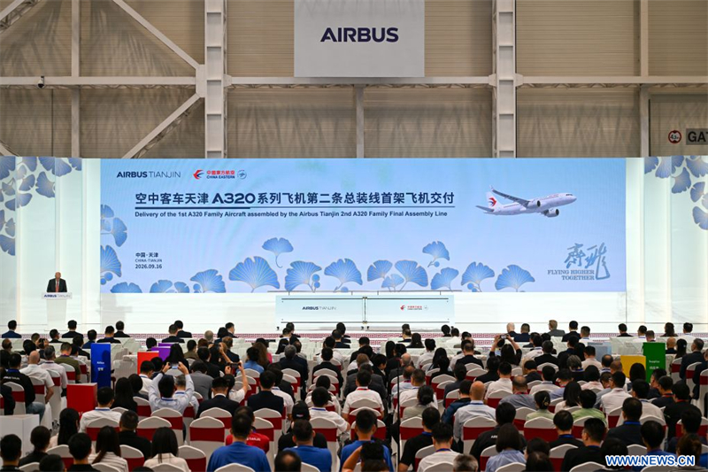 Airbus livre le premier avion issu de sa nouvelle chaîne d'assemblage en Chine